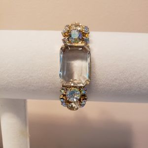 Vintage AB Rhinestone Bracelet